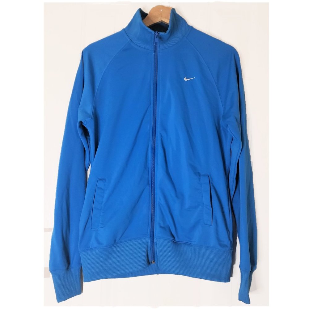 Nike Athletic Dept Full Zip Blue Jacket - Size L